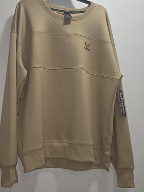 MESSI Men’s Crewneck Sweatshirt in Tan